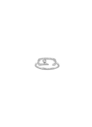 Main View - Click To Enlarge - MESSIKA - x Gigi Hadid 'Move Addiction' Pavé' diamond 18k white gold ring