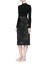 Figure View - Click To Enlarge - VALENTINO GARAVANI - Cosmos print Crepe Couture skirt