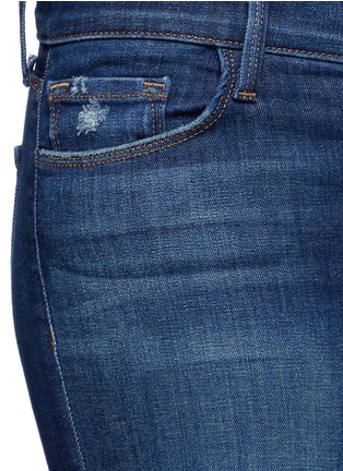 Detail View - Click To Enlarge - J BRAND - 'Cropped Skinny' distressed jeans