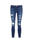 Main View - Click To Enlarge - J BRAND - 'Cropped Skinny' distressed jeans