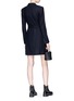 Figure View - Click To Enlarge - THEORY - Belted virgin wool blend melton blazer dress