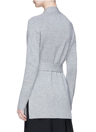 Back View - Click To Enlarge - THEORY - 'Malinka C' cashmere long cardigan