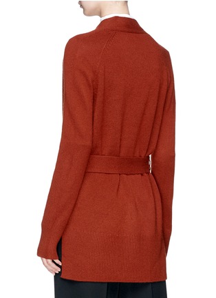 Back View - Click To Enlarge - THEORY - 'Malinka C' cashmere long cardigan