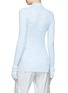 Back View - Click To Enlarge - THEORY - Mock neck wool blend rib knit sweater