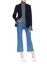 Figure View - Click To Enlarge - THEORY - Virgin wool blend melton blazer