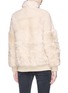 Back View - Click To Enlarge - THEORY - Reversible lambskin shearling patchwork jacket