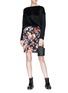 Figure View - Click To Enlarge - THEORY - Floral print pencil skirt
