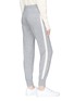 Back View - Click To Enlarge - THEORY - Stripe outseam cashmere pants
