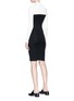 Figure View - Click To Enlarge - THEORY - Colourblock rib knit dress