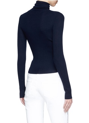 Back View - Click To Enlarge - THEORY - Merino wool turtleneck sweater