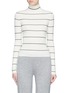Main View - Click To Enlarge - THEORY - Stripe Merino wool turtleneck sweater