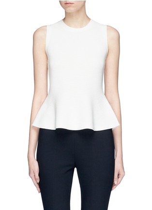 Main View - Click To Enlarge - THEORY - Flared sleeveless knit top