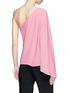 Back View - Click To Enlarge - THEORY - 'Ruza' flare sleeve one-shoulder satin crepe top