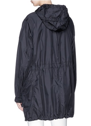 Back View - Click To Enlarge - THEORY - Hooded utility windbreaker jacket