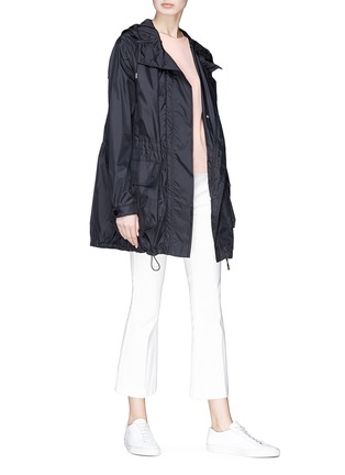 Figure View - Click To Enlarge - THEORY - Hooded utility windbreaker jacket