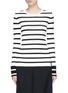 Main View - Click To Enlarge - THEORY - Stripe rib knit sweater