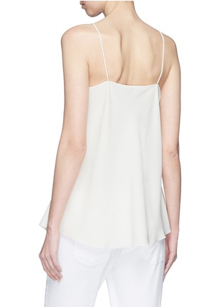 Back View - Click To Enlarge - THEORY - Flared crepe camisole top