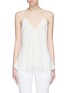 Main View - Click To Enlarge - THEORY - Flared crepe camisole top