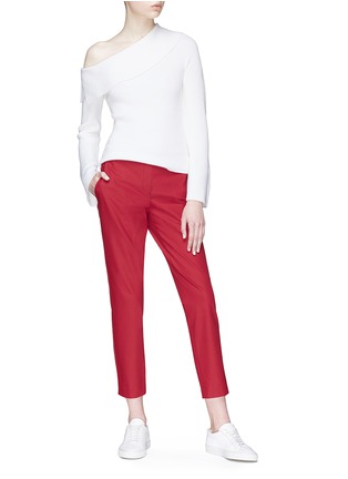 Figure View - Click To Enlarge - THEORY - 'Thaniel' cropped twill pants