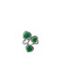 Main View - Click To Enlarge - SAMUEL KUNG - Diamond jadeite 18k white gold vine ring