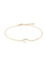 Main View - Click To Enlarge - LC COLLECTION JEWELLERY - Diamond 18k yellow gold moon bracelet