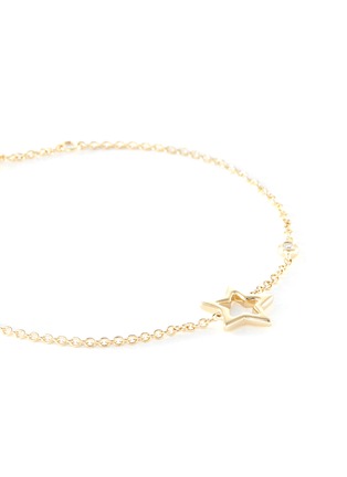 Detail View - Click To Enlarge - LC COLLECTION JEWELLERY - Diamond 18k yellow gold cutout star bracelet