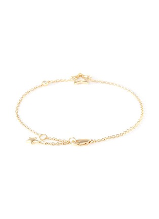 Figure View - Click To Enlarge - LC COLLECTION JEWELLERY - Diamond 18k yellow gold cutout star bracelet