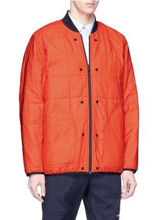 Detail View - Click To Enlarge - PS PAUL SMITH - Two-in-one coat and bomber jacket