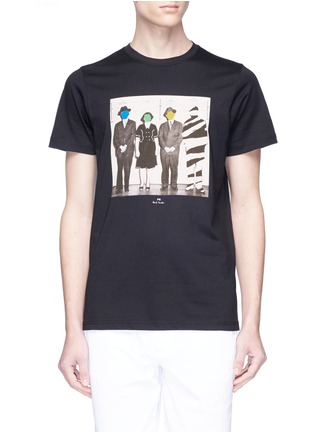 Main View - Click To Enlarge - PS PAUL SMITH - Mugshot print T-shirt