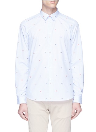 Main View - Click To Enlarge - PS PAUL SMITH - 'Kyoto Floral' fil coupé shirt