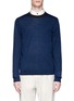 Main View - Click To Enlarge - PS PAUL SMITH - Contrast collar Merino wool blend sweater