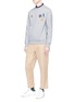 Figure View - Click To Enlarge - PS PAUL SMITH - Mixed appliqué sweatshirt