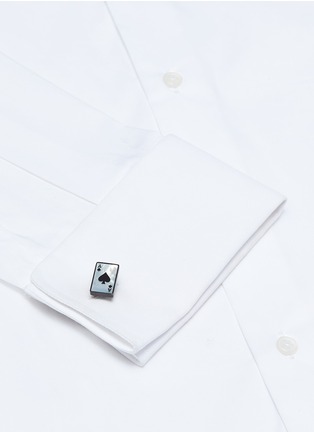 Figure View - Click To Enlarge - PAUL SMITH - Ace of Spades cufflinks