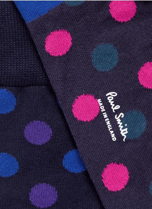 Detail View - Click To Enlarge - PAUL SMITH - Polka dot socks