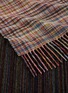 Detail View - Click To Enlarge - PAUL SMITH - Stripe check plaid lambswool scarf