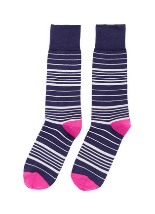 Main View - Click To Enlarge - PAUL SMITH - Mixed stripe socks
