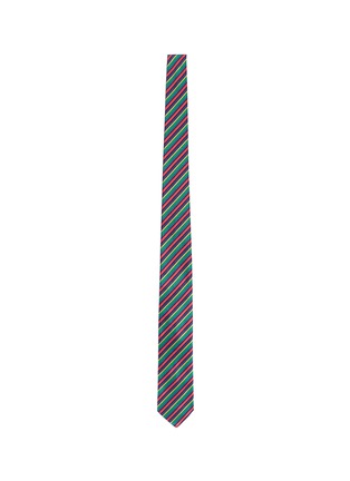 Main View - Click To Enlarge - PAUL SMITH - 'Cycle Stripe' silk tie