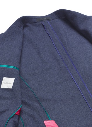 Detail View - Click To Enlarge - PAUL SMITH - Wool-blend soft blazer