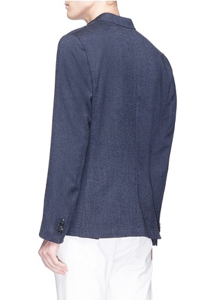 Back View - Click To Enlarge - PAUL SMITH - Wool-blend soft blazer