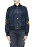 Main View - Click To Enlarge - ADAPTATION - Graphic appliqué bomber jacket
