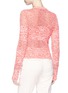 Back View - Click To Enlarge - CÉDRIC CHARLIER - Perforated panel sweater