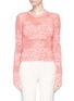 Main View - Click To Enlarge - CÉDRIC CHARLIER - Perforated panel sweater