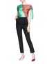 Figure View - Click To Enlarge - TOPSHOP - 'Anson' lace-up cropped suiting pants