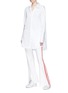 Figure View - Click To Enlarge - MAGGIE MARILYN - 'Lean On Me' cotton poplin shirt dress