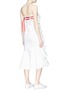 Figure View - Click To Enlarge - MAGGIE MARILYN - 'One Sunny Day' stripe belt tiered ruffle dress