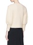 Back View - Click To Enlarge - CO - Balloon sleeve rib knit sweater