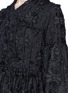 Detail View - Click To Enlarge - CO - Floral embroidered wrap kimono dress