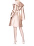 Figure View - Click To Enlarge - CO - OVERSIZED COLLAR BELTED BONDED TWILL COAT