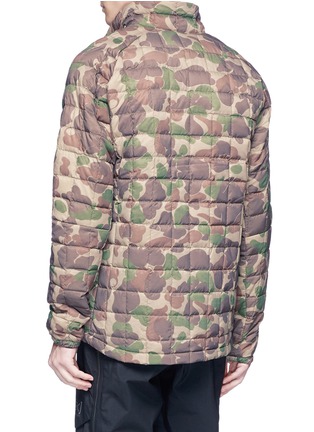 Back View - Click To Enlarge - BURTON - 'BK Lite Insulator' camouflage print down jacket