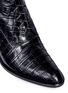 Detail View - Click To Enlarge - ALUMNAE - 'Garconne' croc embossed leather ankle boots